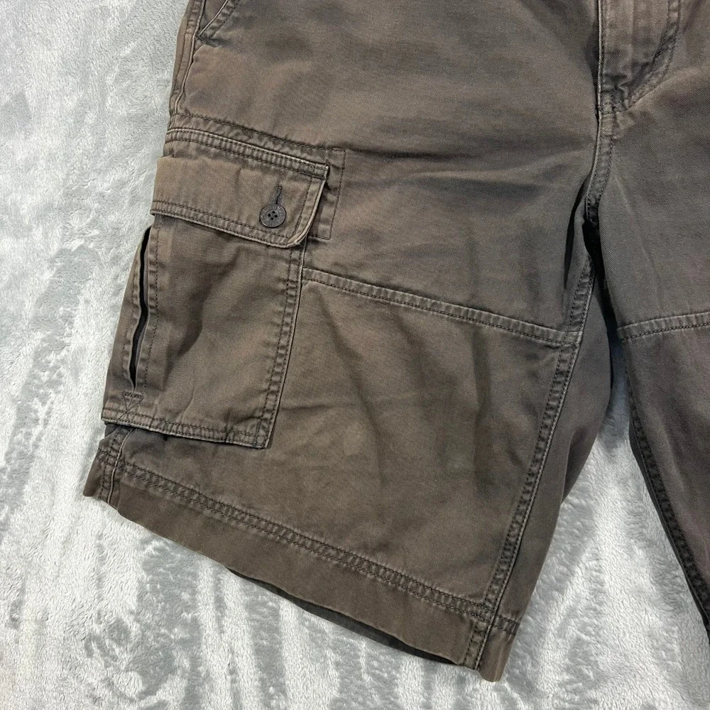 The North Face Cargo Shorts Mens 36 Gray Good Sun Faded AU7V Cotton Utility